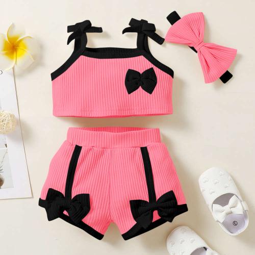 Sabella Ak Bow Top With Short Poly Spendex Girls Wear Wholesale Catalog