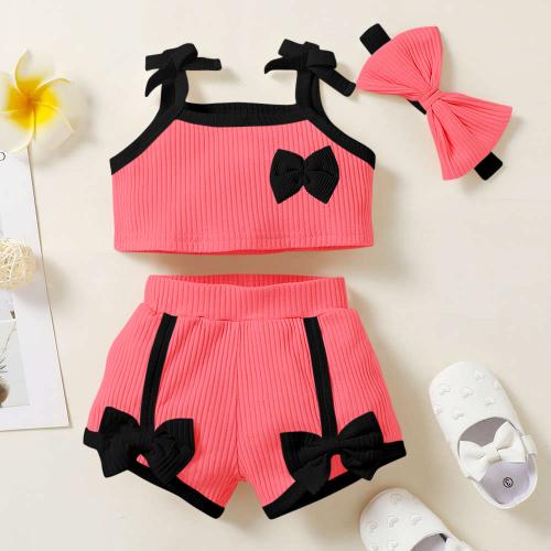 Sabella Ak Bow Top With Short Poly Spendex Girls Wear Wholesale Catalog