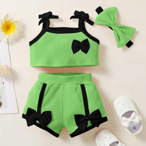 Sabella Ak Bow Top With Short Poly Spendex Girls Wear Wholesale Catalog