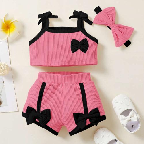 Sabella Ak Bow Top With Short Poly Spendex Girls Wear Wholesale Catalog
