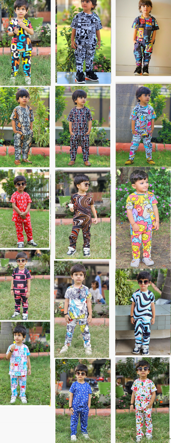 Sabella Ak Boy Co Ord Set Poly Spendex Boys Wear Wholesale Catalog