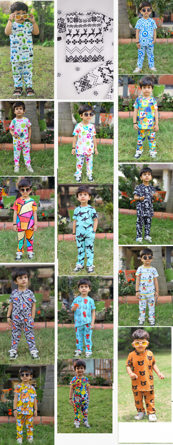 Sabella Ak Boy Co Ord Set Vol 2 Poly Spendex Boys Wear Wholesale Catalog