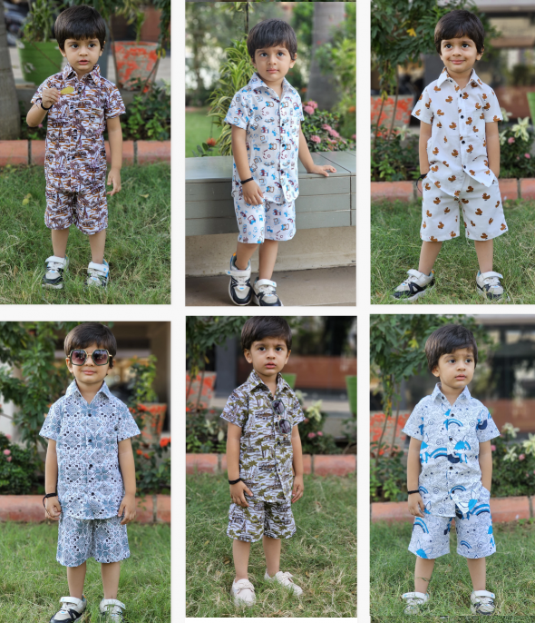 Sabella Ak Boy Cotton Co Ord Set Cotton Blend Boys Wholesale Catalog