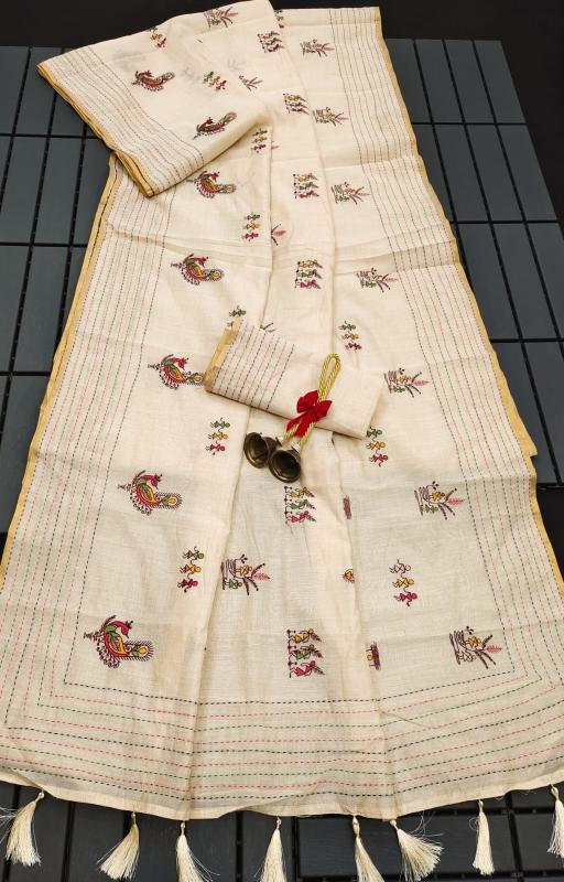 Sabella Hastika Premium Khadi Tussar Silk saree Wholesale Catalog