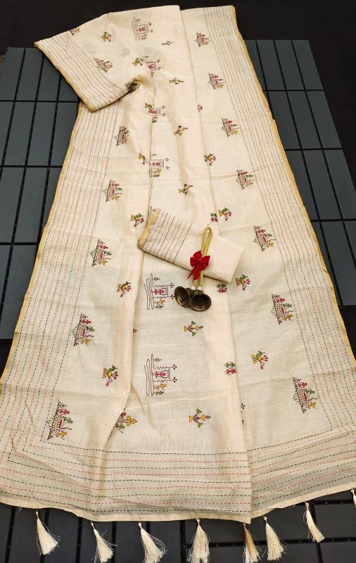Sabella Hastika Premium Khadi Tussar Silk saree Wholesale Catalog