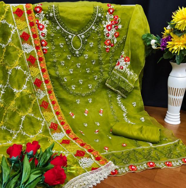 Sabella KF 139 Organza With Sequence Embroidery Salwar Kameez Wholesale catalog