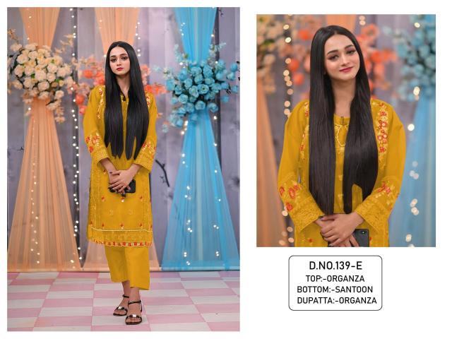 Sabella KF 139 Organza With Sequence Embroidery Salwar Kameez Wholesale catalog