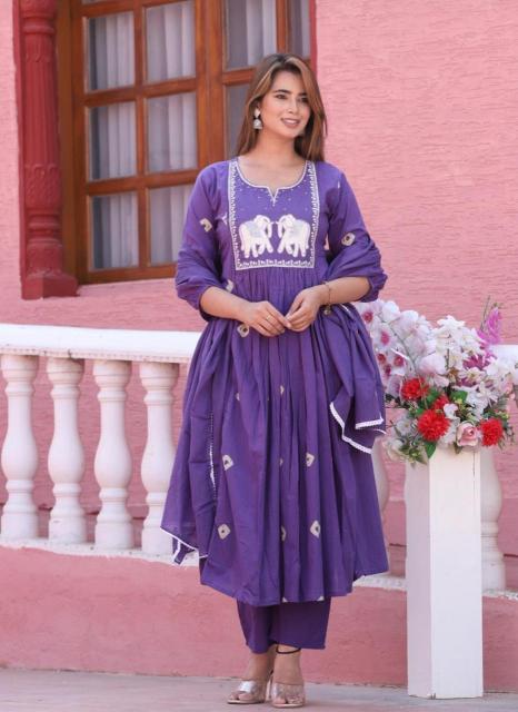 Sabella Pure Mal Cotton with hand work Kurti Wholesale catalog 