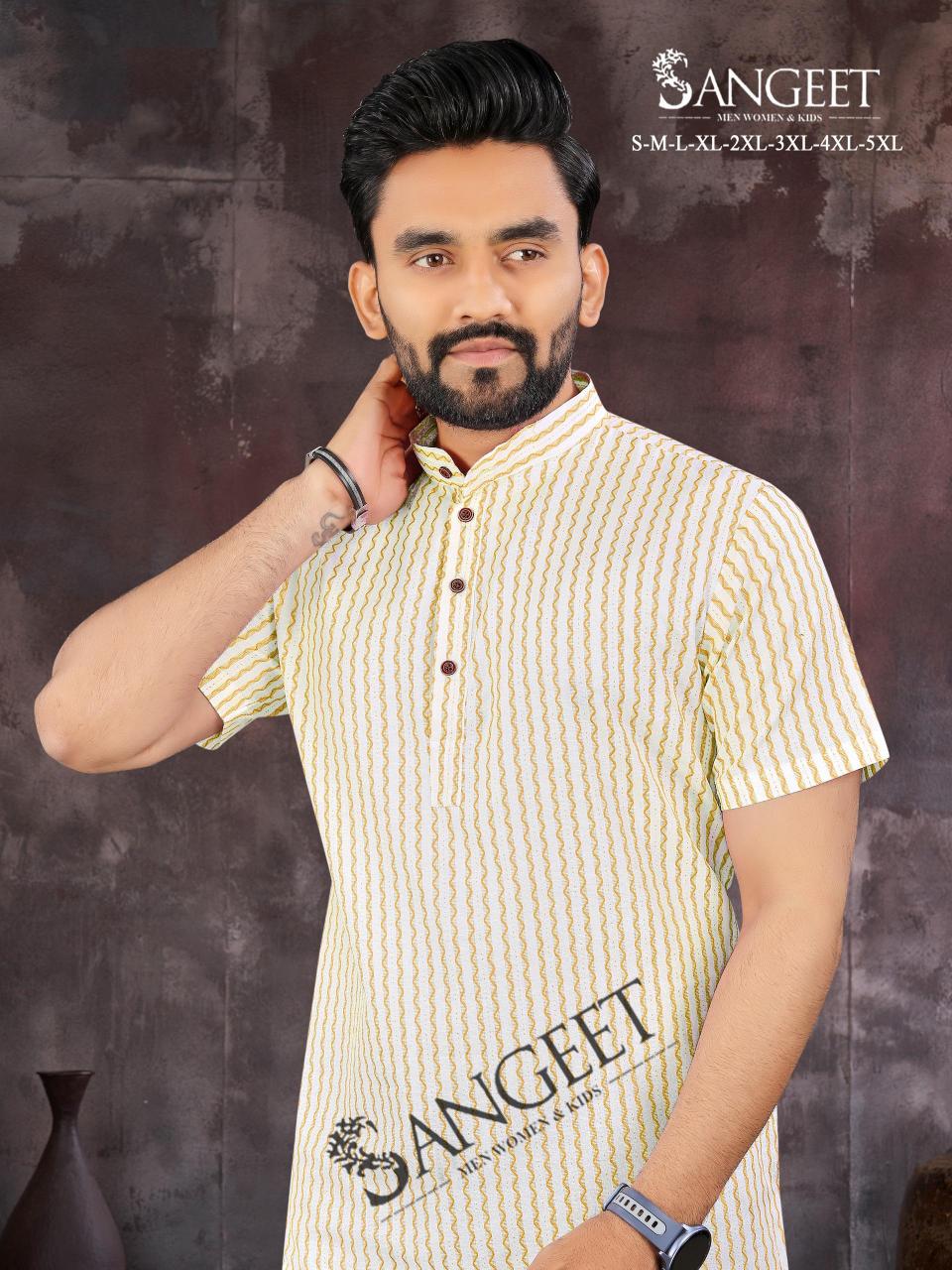 Sangeet Soft Rayon Handloom Fabric Vol 2 T-Shirts For Mens Wholesale Catalog