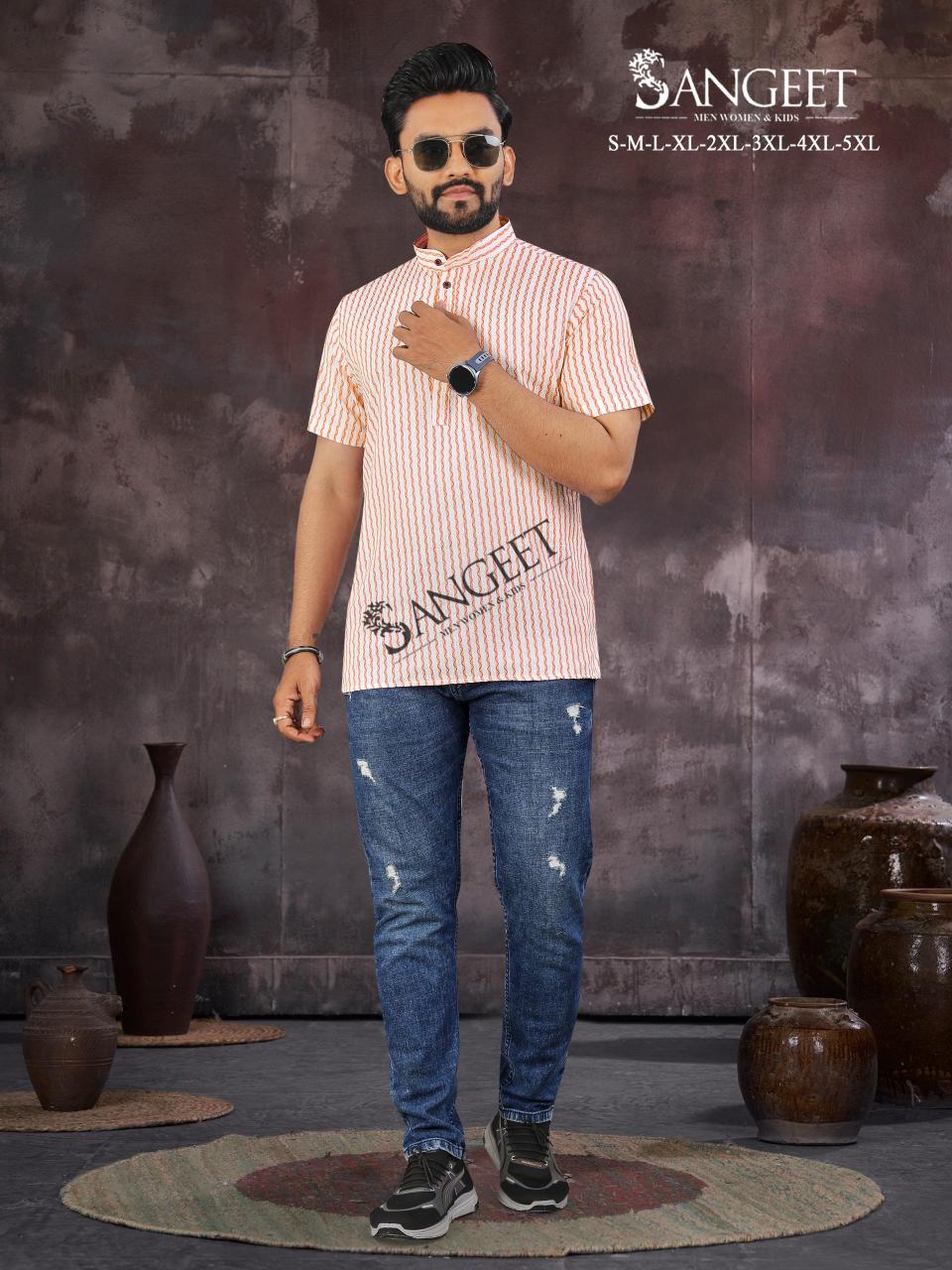 Sangeet Soft Rayon Handloom Fabric Vol 2 T-Shirts For Mens Wholesale Catalog