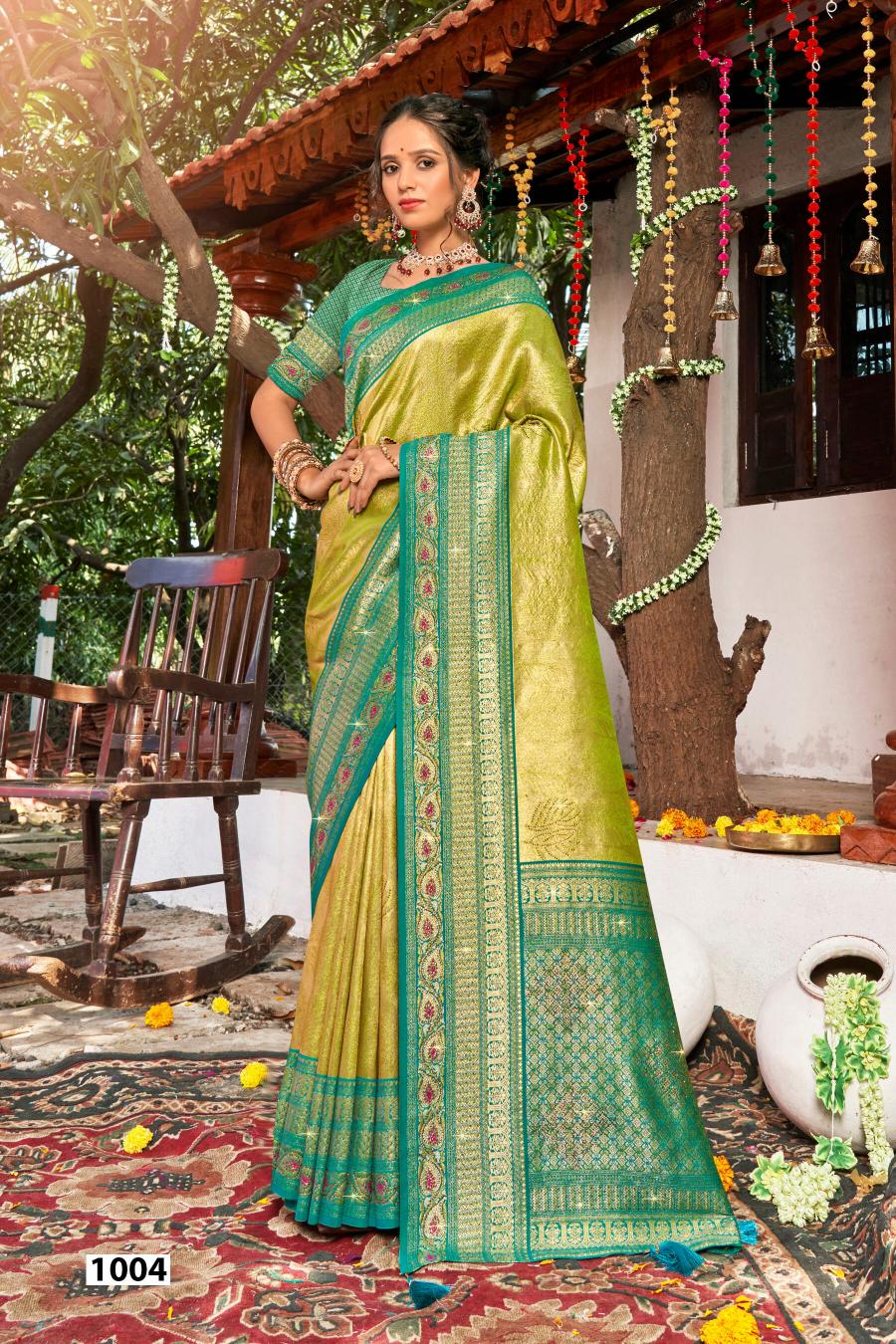 Saroj Shamaa Tissue Swarovski vol.1 Tissue silk saree  in surat with price wholesale