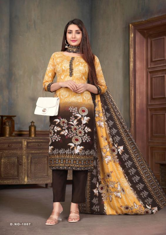SAT Pashmina Shwal Suit Vol-13 – Dress Material - Wholesale Catalog