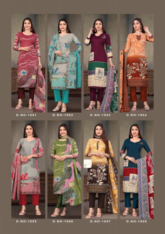 SAT Pashmina Shwal Suit Vol-13 – Dress Material - Wholesale Catalog
