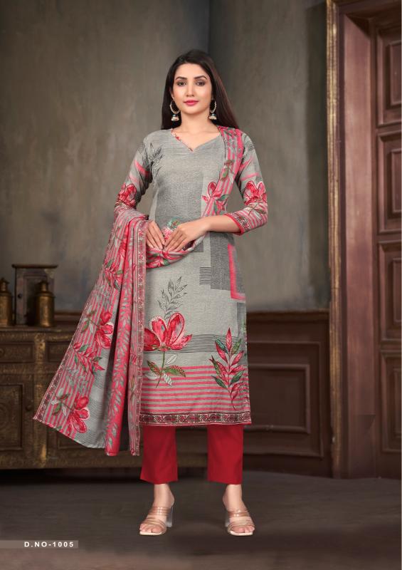 SAT Pashmina Shwal Suit Vol-13 – Dress Material - Wholesale Catalog