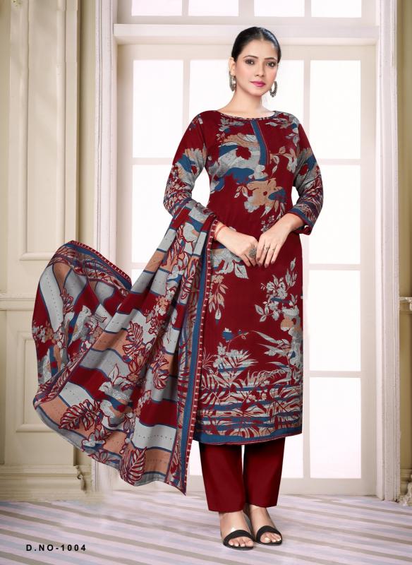 SAT Pashmina Shwal Suit Vol-14 – Dress Material - Wholesale Catalog