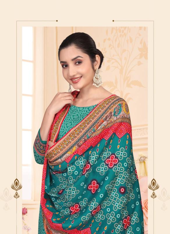 SAT Pashmina Shwal Suit Vol-18 – Dress Material - Wholesale Catalog