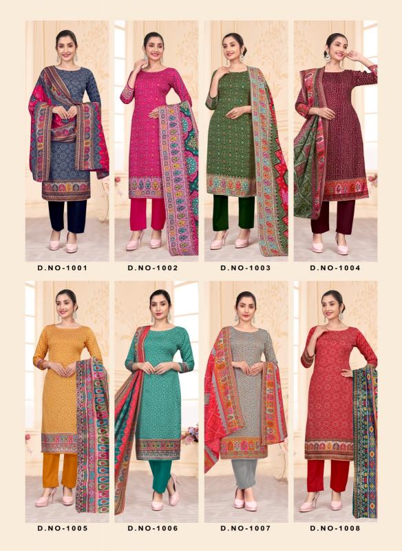 SAT Pashmina Shwal Suit Vol-18 – Dress Material - Wholesale Catalog