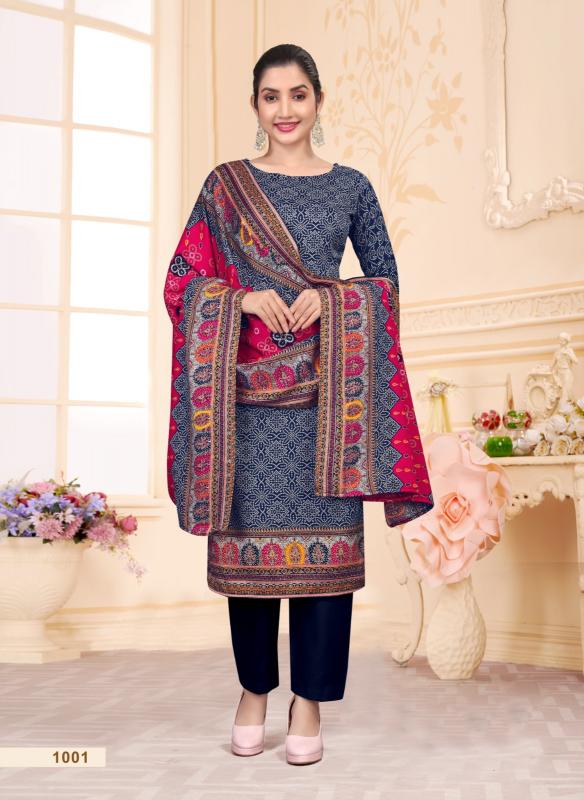 SAT Pashmina Shwal Suit Vol-18 – Dress Material - Wholesale Catalog
