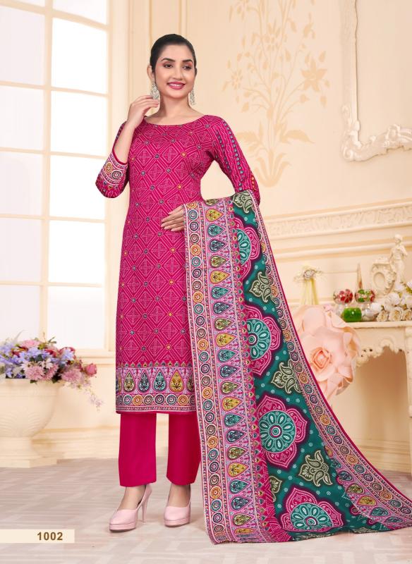 SAT Pashmina Shwal Suit Vol-18 – Dress Material - Wholesale Catalog