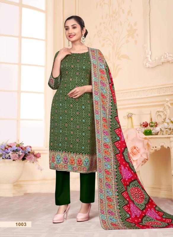 SAT Pashmina Shwal Suit Vol-18 – Dress Material - Wholesale Catalog