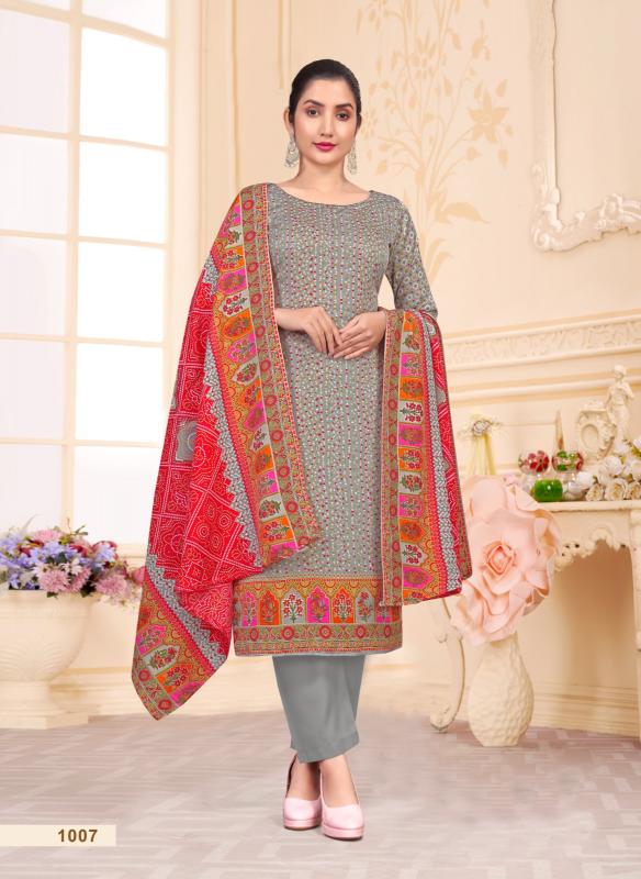 SAT Pashmina Shwal Suit Vol-18 – Dress Material - Wholesale Catalog
