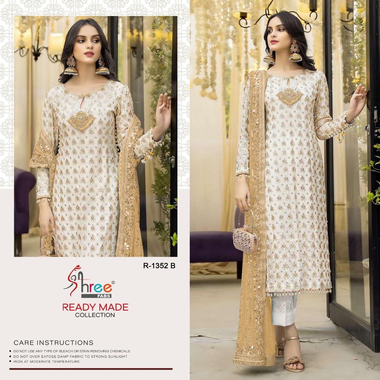 Shree Fabs K 1352 Georgette pakistani stitched suits wholesale