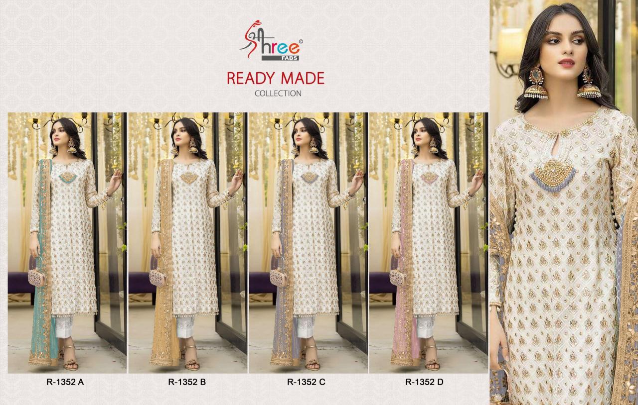 Shree Fabs K 1352 Georgette pakistani stitched suits wholesale