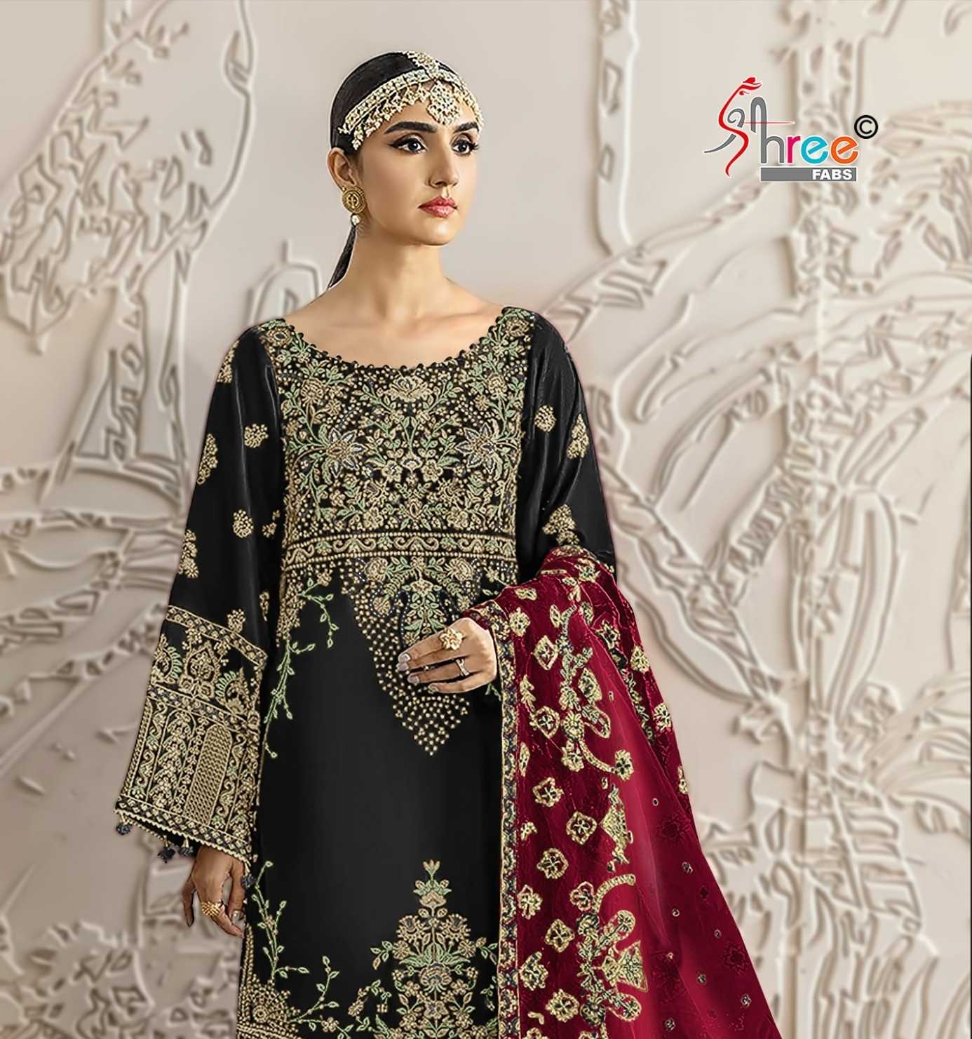 Shree Fabs K 5261 Velvet Pakistani ladies suits wholesale