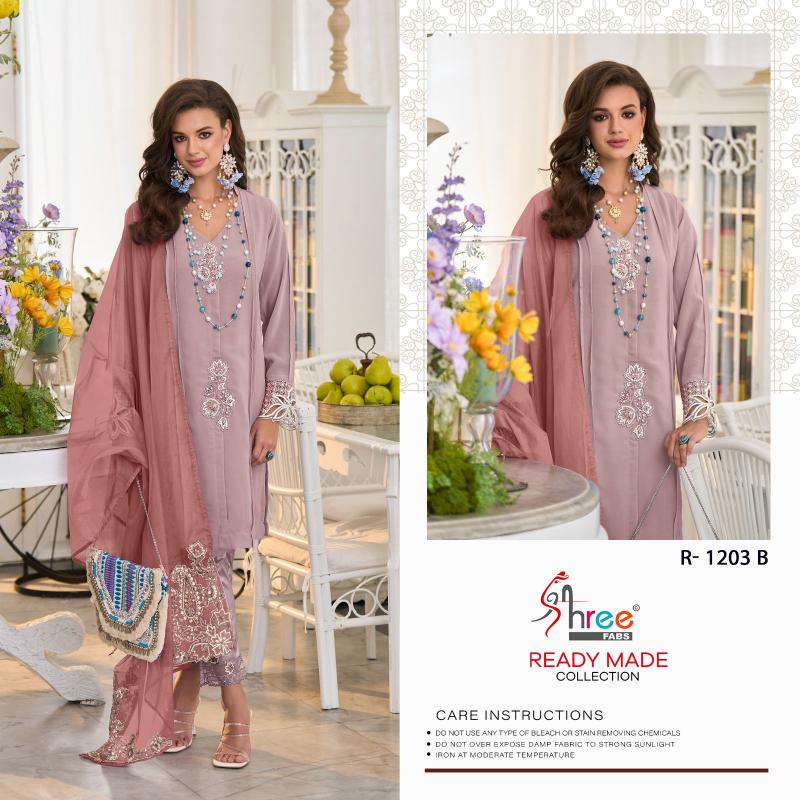 Shree Fabs R 1203 ABCD Ready Made wholesale market for pakistani suits in delhi