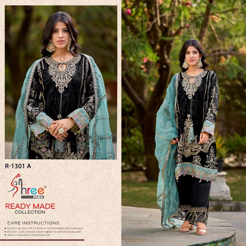 Shree Fabs R 1301 ABCD pakistani suits catalogue wholesale