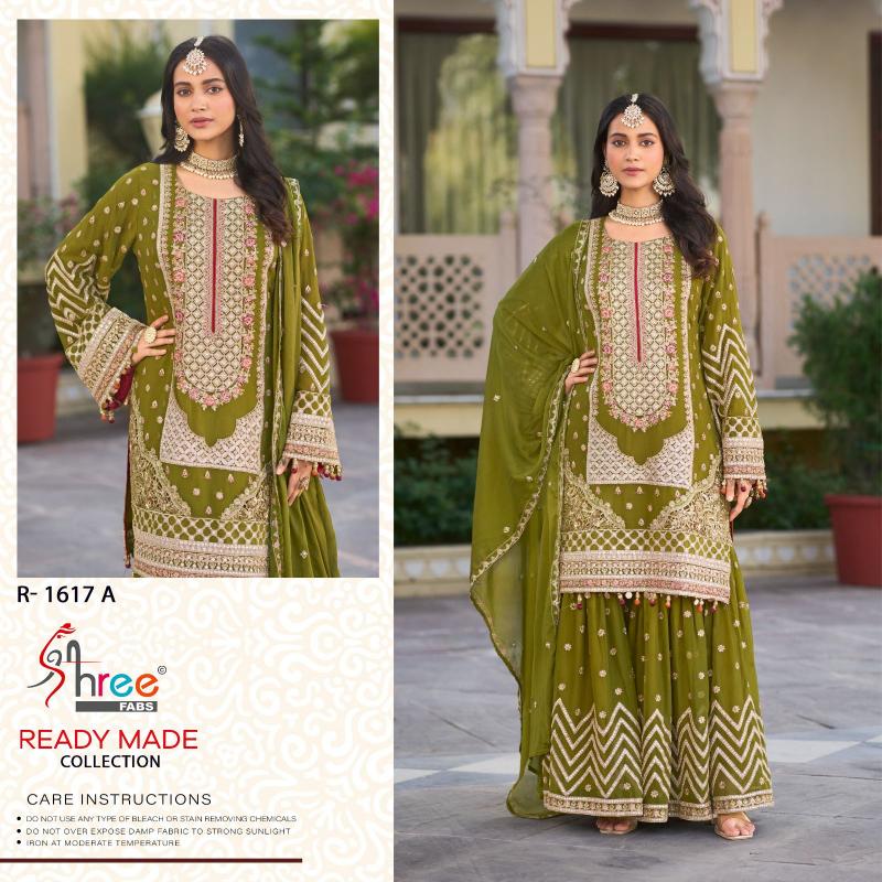 Shree Fabs R 1617 ABCD pakistani suits wholesalers in mumbai