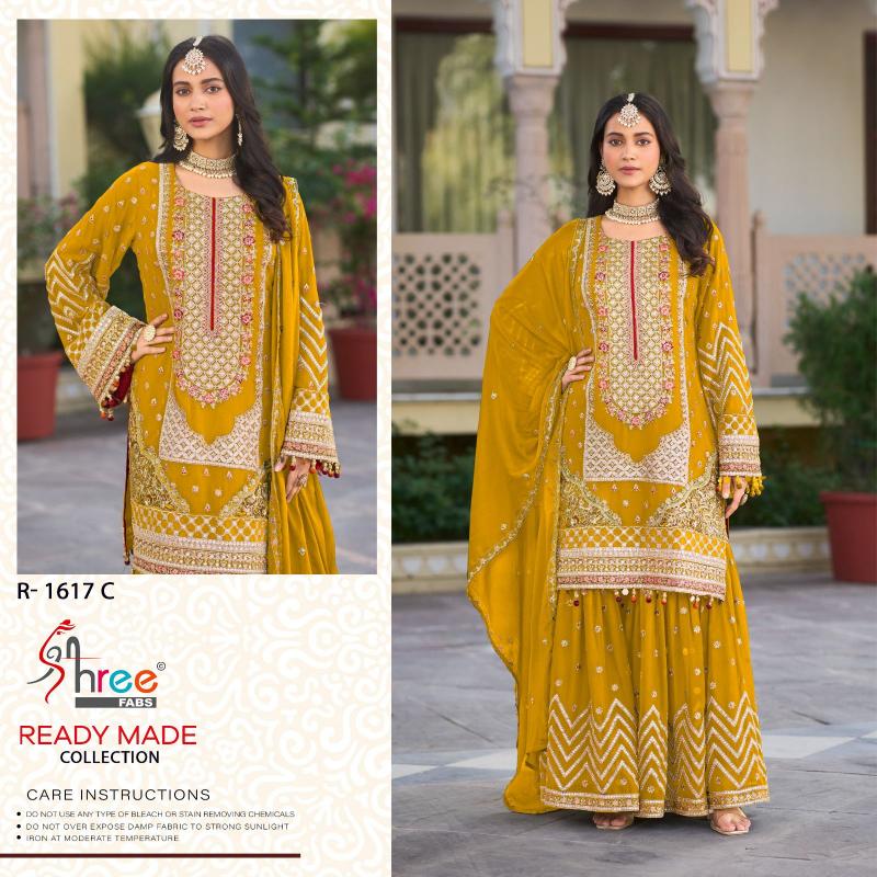 Shree Fabs R 1617 ABCD pakistani suits wholesalers in mumbai