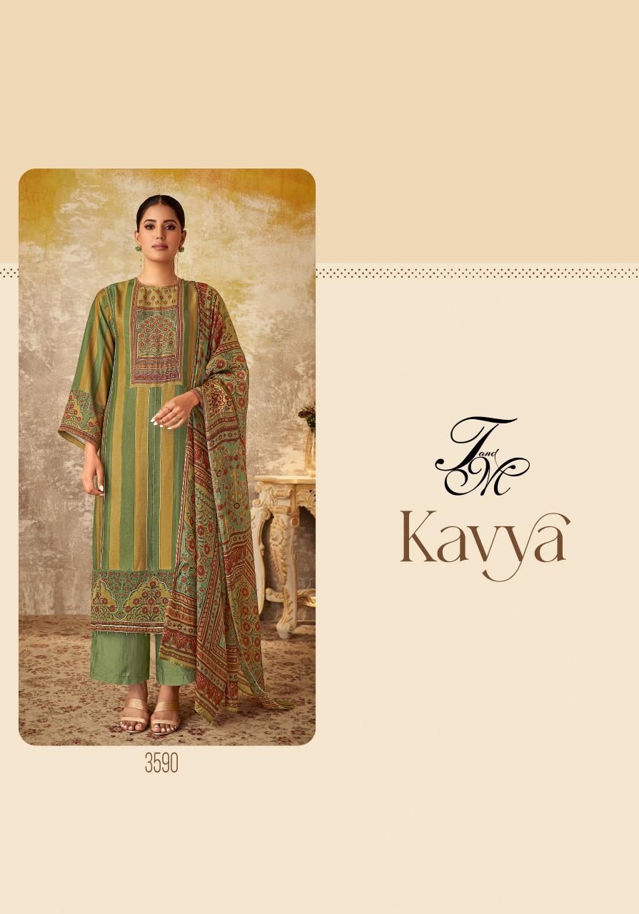 T&M Kavya Viscose Simmer Digital Printed Salwar Kameez Wholesale Catalog