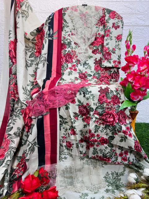 Taj 567 And 568 Cotton Dupatta pakistani suit wholesale market