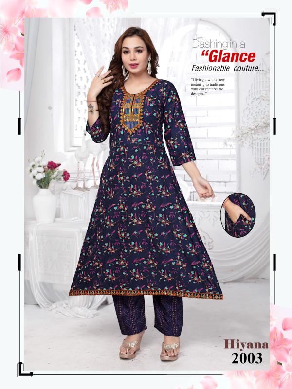 TRENDY HINAYA VOL.3.1 embellished anarkali kurti online india