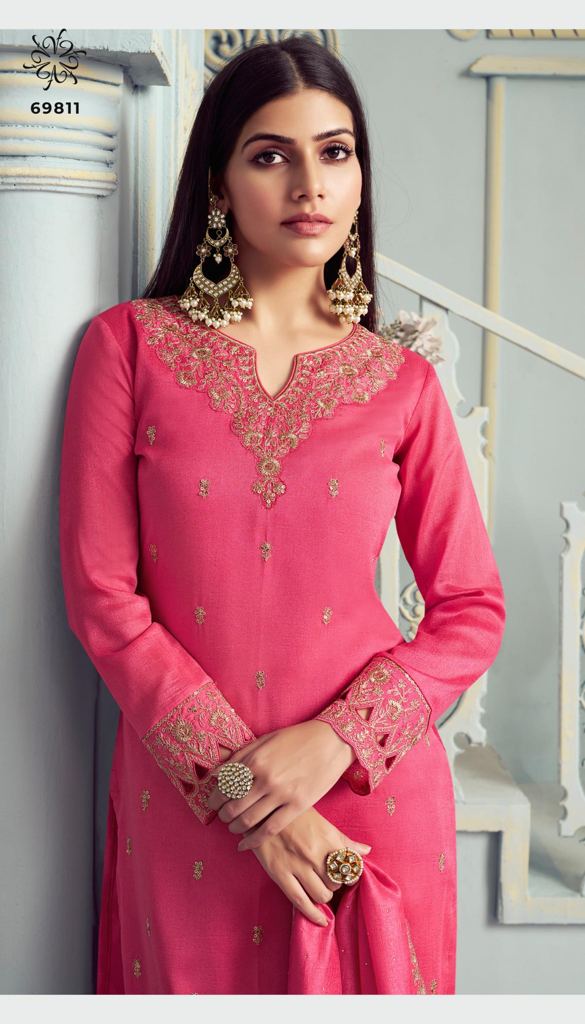 Vinay Kuleesh Shaheen Vol 8 Georgette Designer Salwar Suit Wholesale catalog