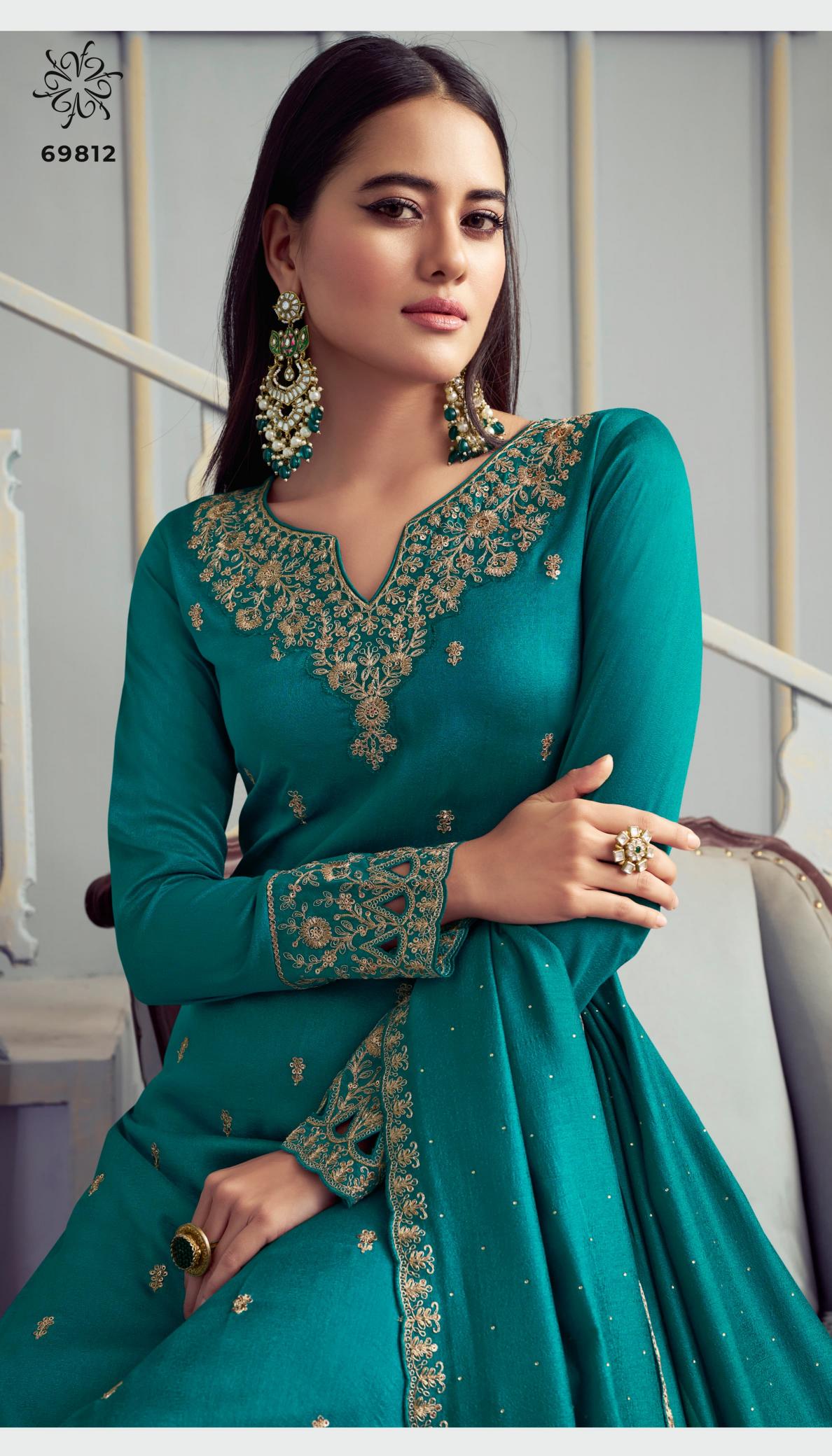 Vinay Kuleesh Shaheen Vol 8 Georgette Designer Salwar Suit Wholesale catalog