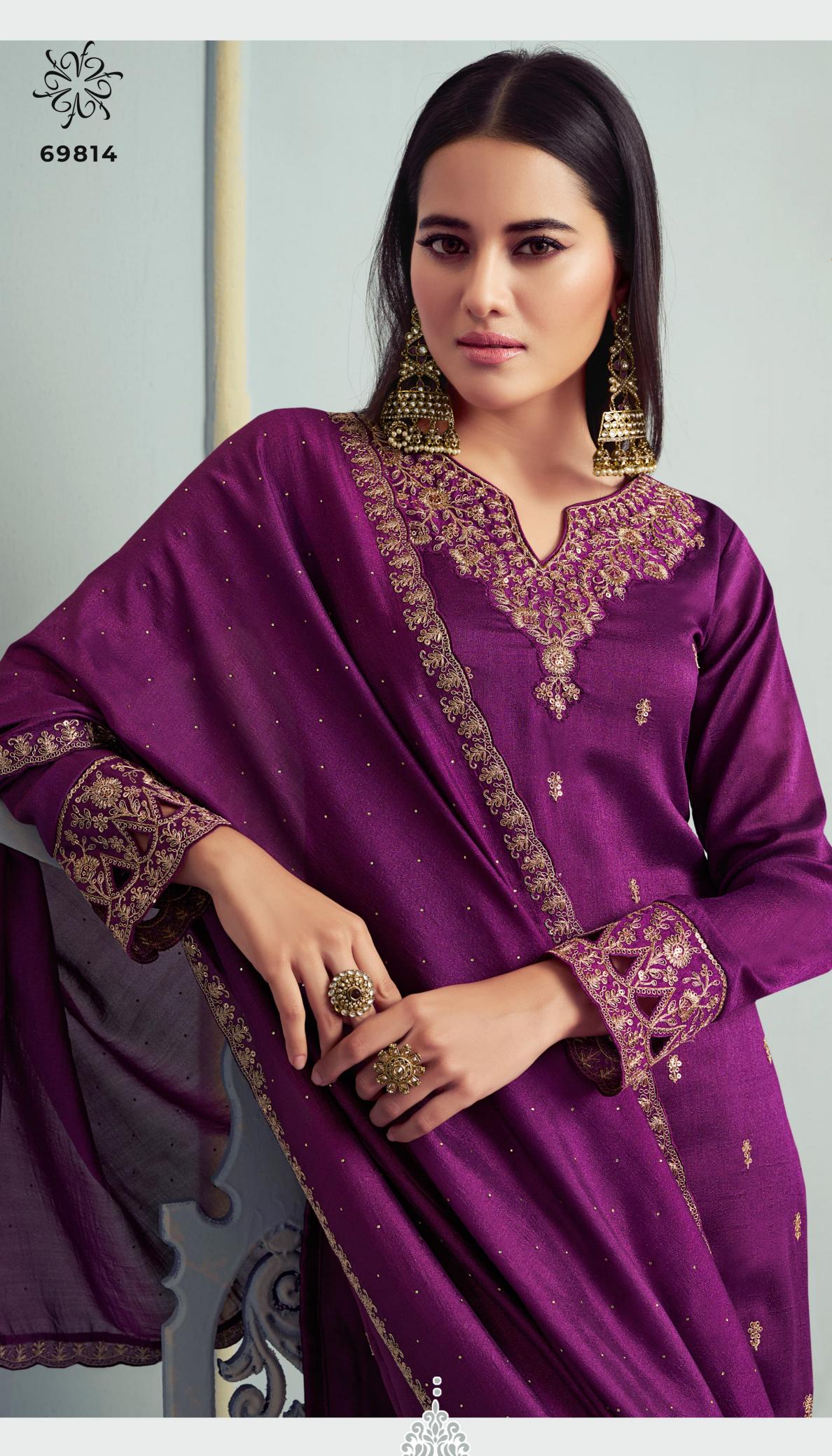 Vinay Kuleesh Shaheen Vol 8 Georgette Designer Salwar Suit Wholesale catalog
