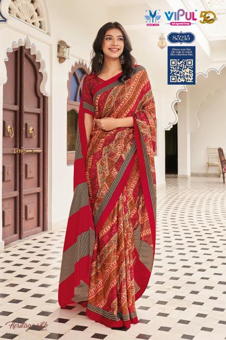 Vipul Heritage Vol 1 royal blue saree online india