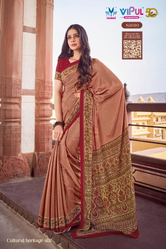 Vipul Heritage Vol 1 royal blue saree online india