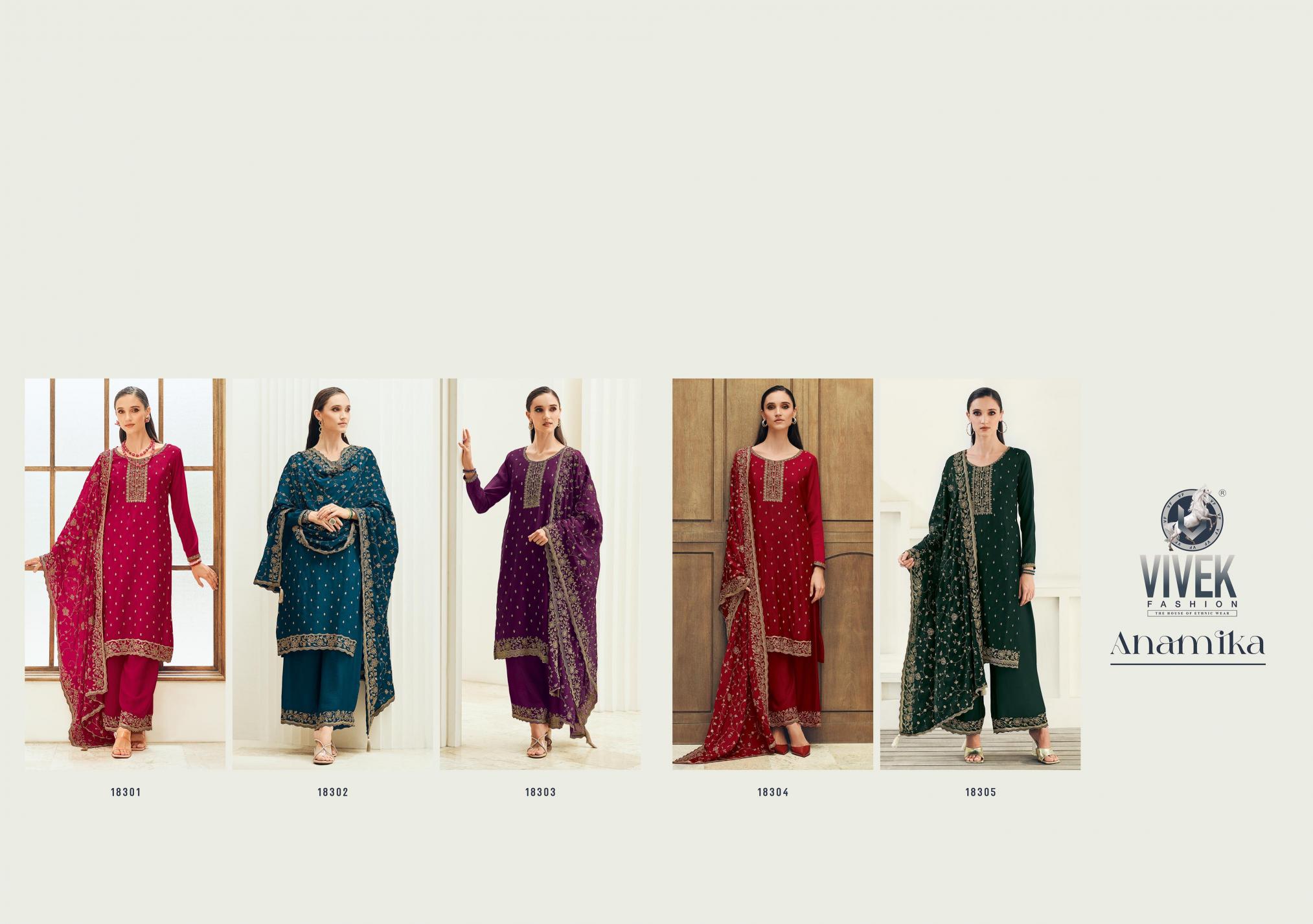 Vivek Anamika salwar kameez wholesale surat gujarat