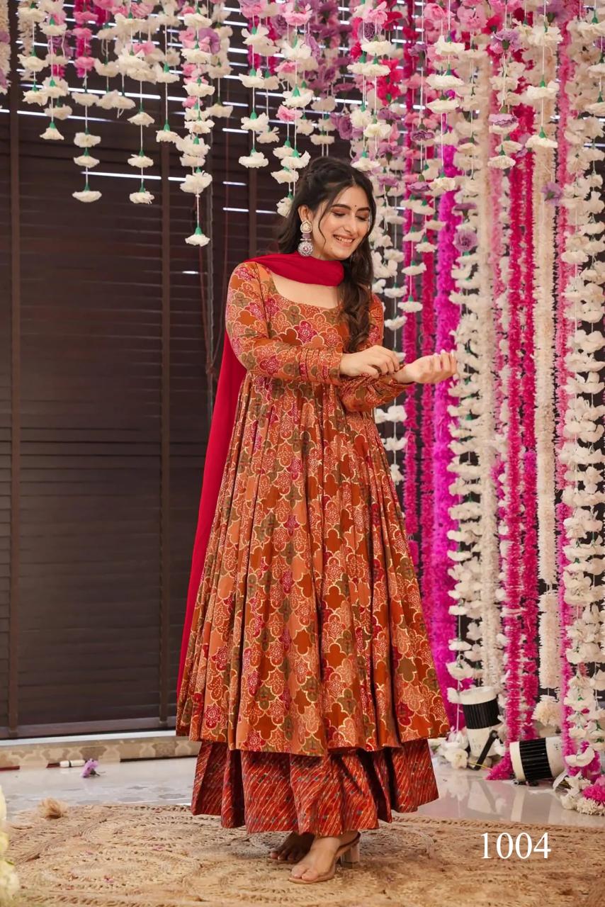 Vyoma Vol 1 Masleen Digital extra long sleeves kurti india