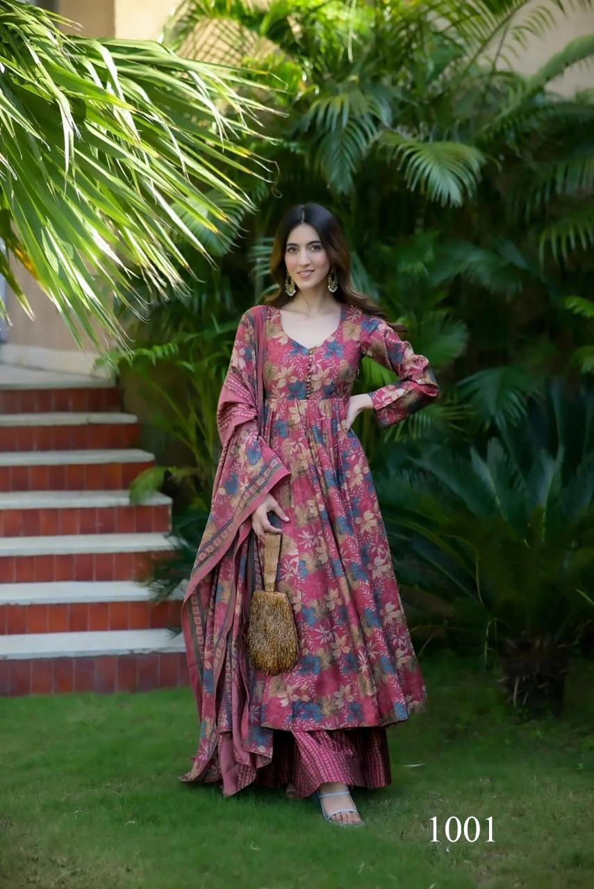 Vyoma Vol 1 Masleen Digital extra long sleeves kurti india