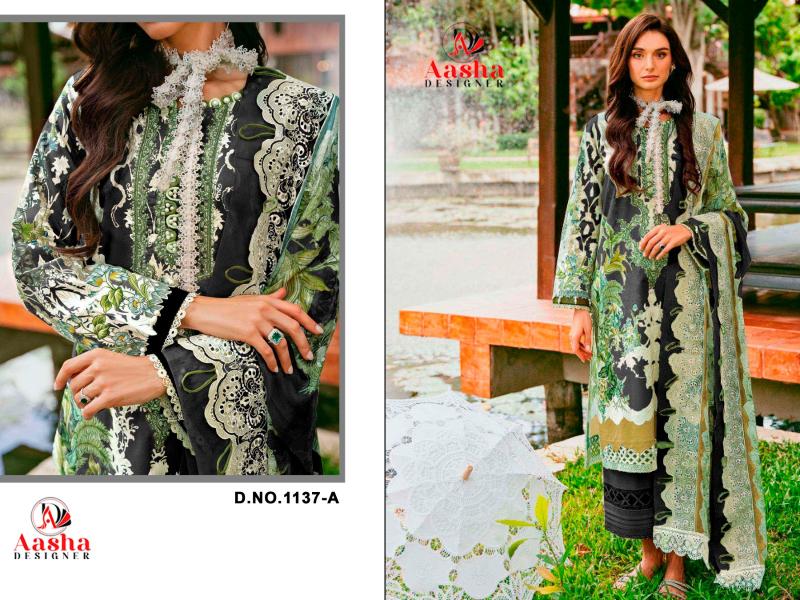 Aasha 1137 Cotton Printed designer salwar kameez wholesale in delhi