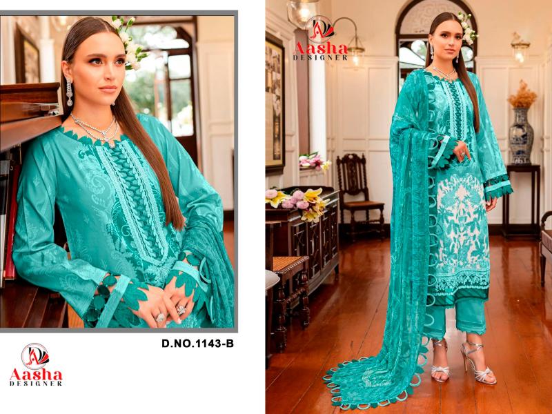 Aasha 1143 A And B Catalog Chiffon Dupatta snapdeal pakistani suit plazzo suit eid special