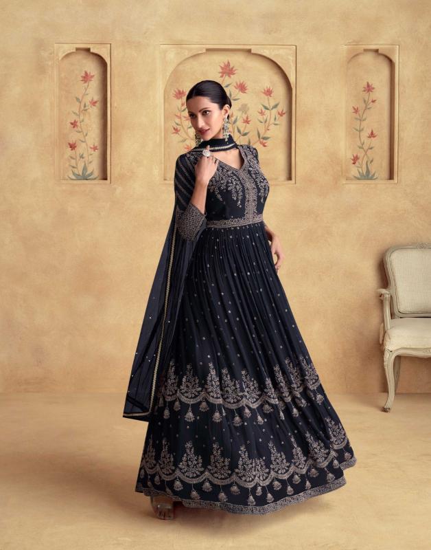 Aashirwad Alfaaz Gold Designer Georgette Gown kurti manufacturing unit price in india