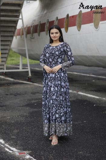 Aayaa Vol 18 Georgette Readymade Gown kurtis online shopping india
