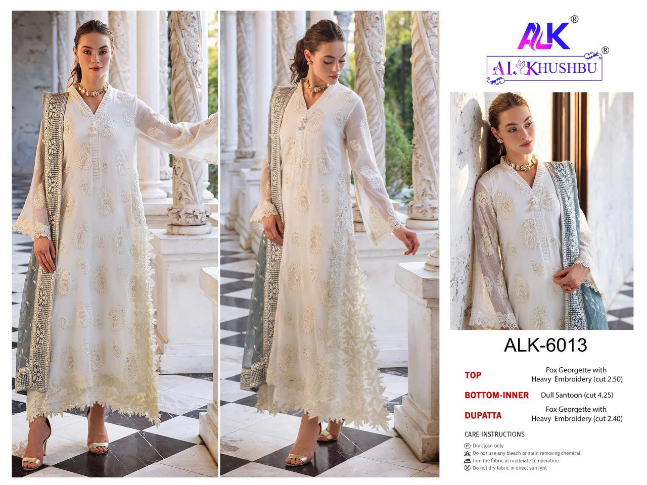 Al Khushbu Afifa Vol 4 Georgette Pakistani Suits Wholesale Catalog