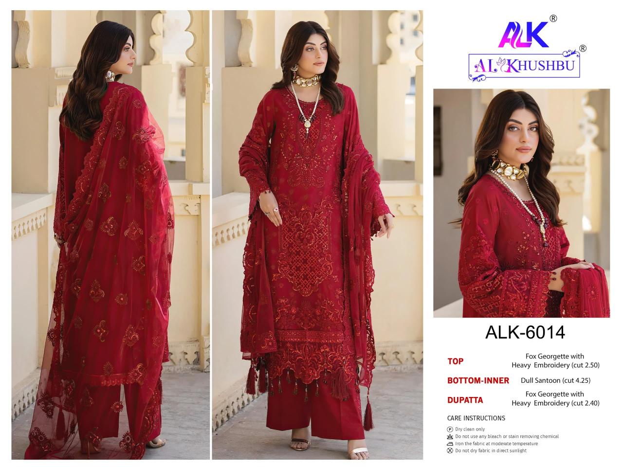 Al Khushbu Afifa Vol 4 Georgette Pakistani Suits Wholesale Catalog