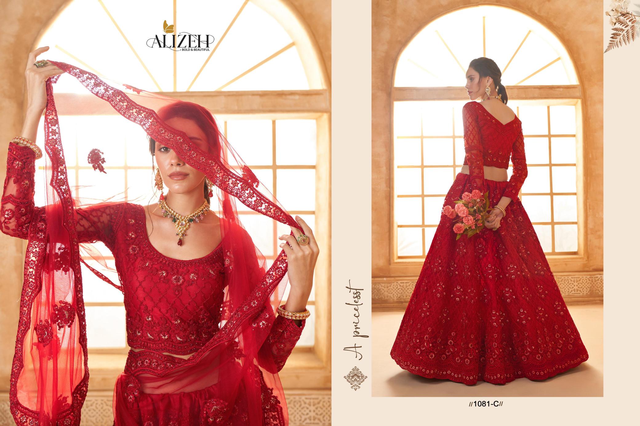 Alizeh Bridal Heritage Vol 3 Catalog Color Saga Designer wholesale lehenga market